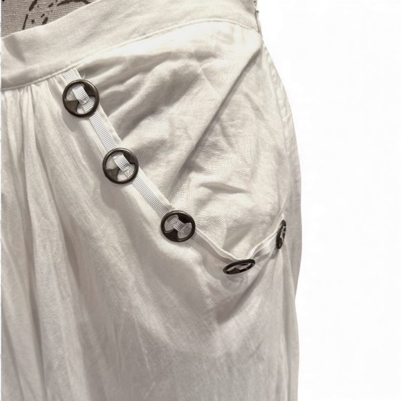 Save The Queen White Printed Maxi Skirt – Size S - Picture 4 of 9